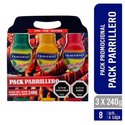 Pack Parrillero - Caja 8 Unidades
