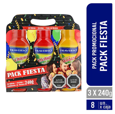 Pack Fiesta - Caja 8 Unidades