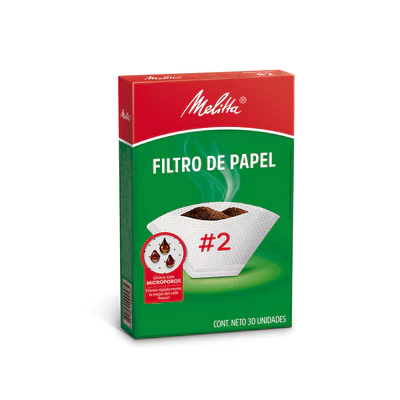 FILTRO DE PAPEL PARA CAFÉ N2 MELITTA 24X30 CAJA