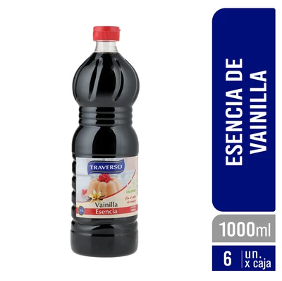 Esencia de Vainilla 1lt - Caja 6 Unidades