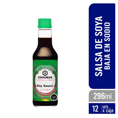 Salsa Soya Baja en Sodio 296ml - Caja 12 Unidades