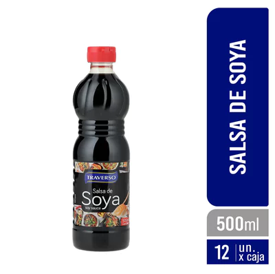 Salsa de Soya 500ml - Caja 12 Unidades