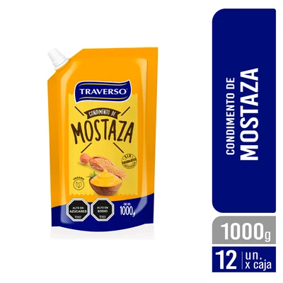 Mostaza Doypack 1kg - Caja 12 Unidades