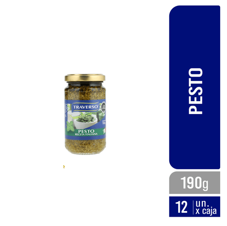 Pesto Receta Italiana 190g - Caja 12 Unidades