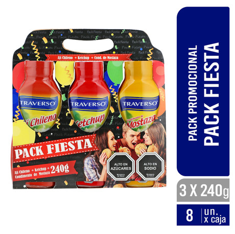 Pack Fiesta - Caja 8 Unidades