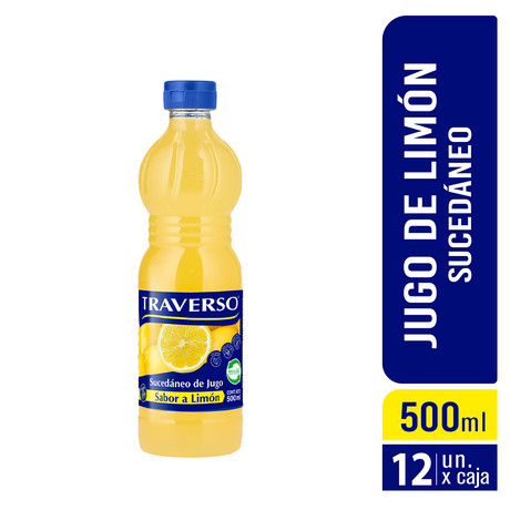 Jugo de Limón 500ml - Caja 12 Unidades