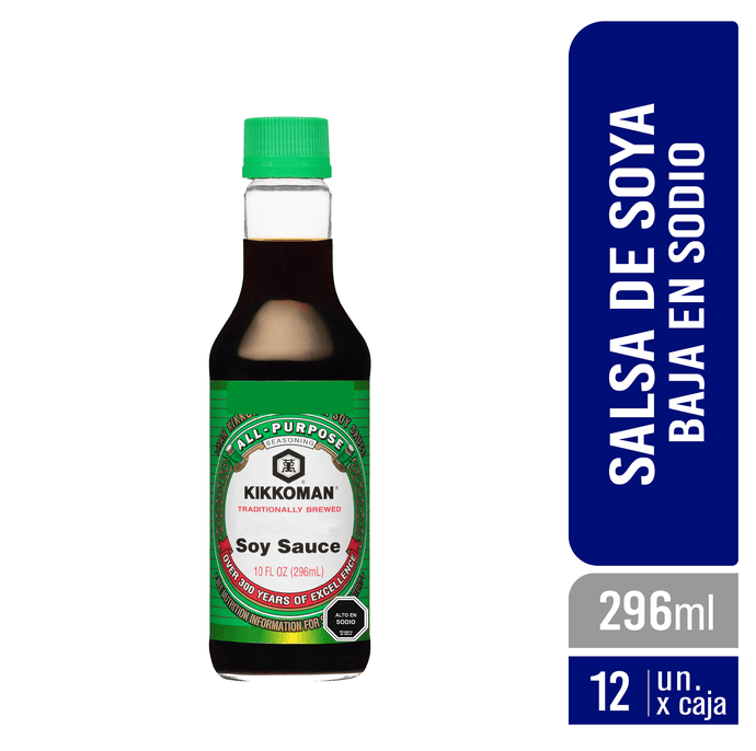 Salsa Soya Baja en Sodio 296ml - Caja 12 Unidades - soya baja en sodio con disp 296ml.png