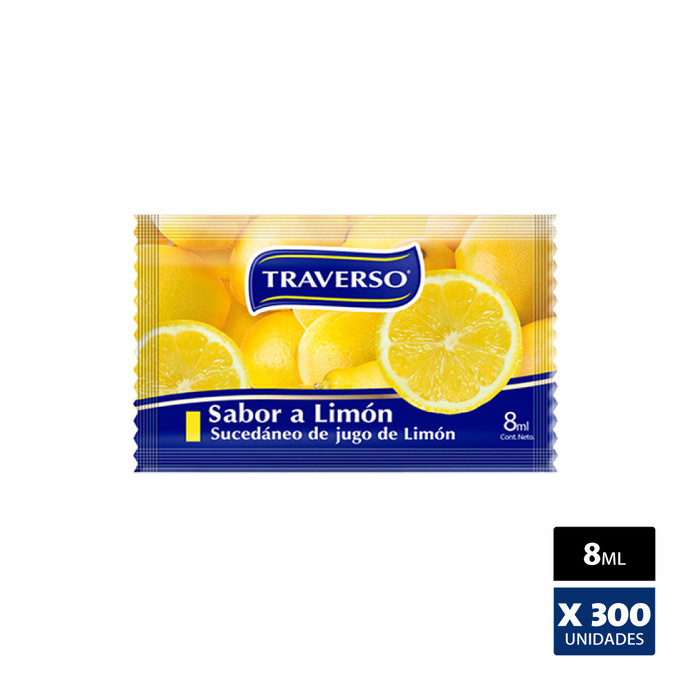 Jugo de Limón Sachet - Caja 300 Unidades - Sucedaneo-Limon-8ml-x300.jpg