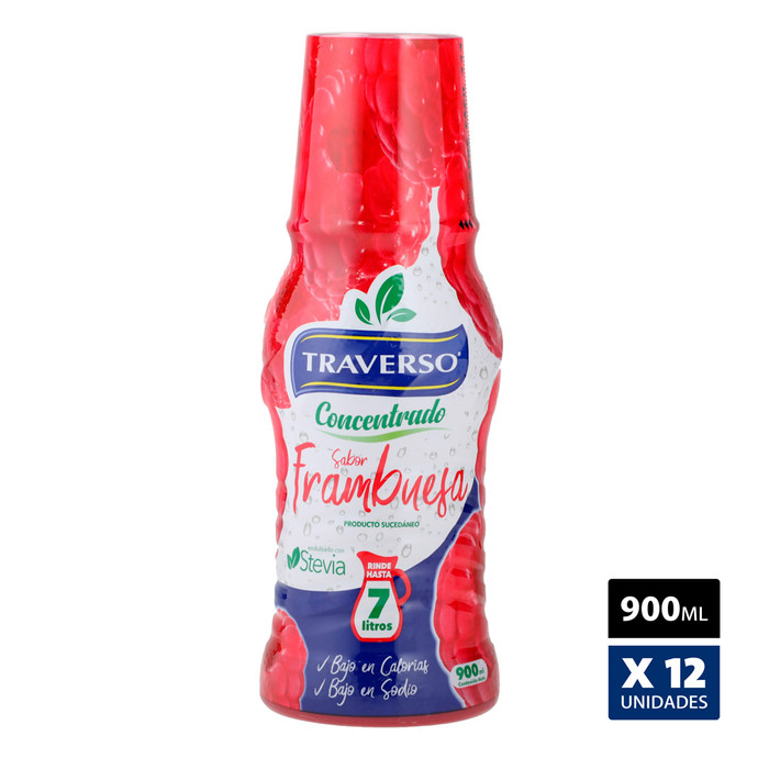 Jugo Concentrado Frambuesa 900ml - Caja 12 Unidades - Jugo-Frambuesa-900ml-x12.jpg