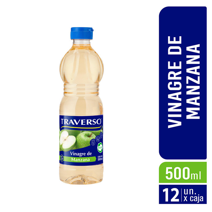 Vinagre de Manzana 500ml - Caja 12 Unidades - Vinagre manzana 500ml 2.jpg