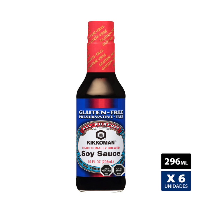 Salsa de Soya Sin Gluten 296ml - Caja 6 Unidades - Kikkoman-Salsa-Soya-G.FREE-296ml-x6.jpg
