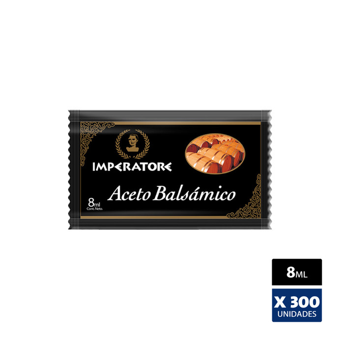 Aceto Balsámico Sachet - Caja 300 Unidades - Aceto-Balsamico-8ml-x300.jpg