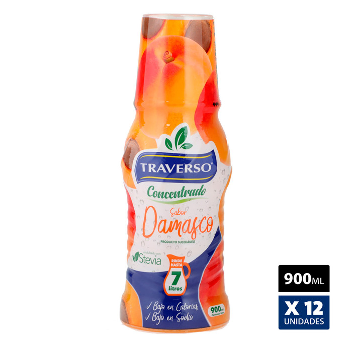 Jugo Concentrado Damasco 900ml - Caja 12 Unidades - Jugo-Damasco-900ml-x12.jpg