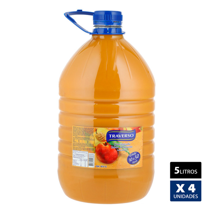 Jugo Concentrado Durazno 5lt - Caja 4 Unidades - Jugo-Durazno-5l-x4.jpg