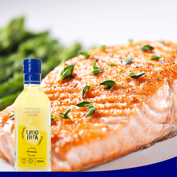 Salmón al Horno con Limoneta Traverso.