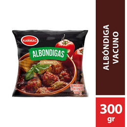 Albóndigas de Carne de Vacuno Congelada 300 Gr ( 6 UNIDADES)