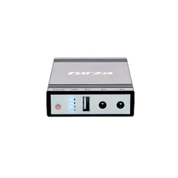 UPS y cargador portátil Forza DC-140USB, 14W, salidas de 5/9/12VCC
