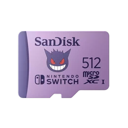 Tarjeta de Memoria SanDisk 512GB MicroSDXC 100 MB/s for Nintendo Switch, Pokemon