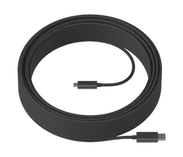 Cable Logitech Strong  USB-A a USB-C, 10 m, 10 Gbit/s, Negro