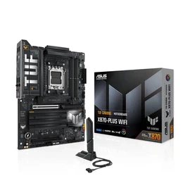 Placa Madre ASUS TUF GAMING X870-PLUS WIFI 7, AMD X870, AMD AM5, ATX, DDR5, 2.5G Ethernet