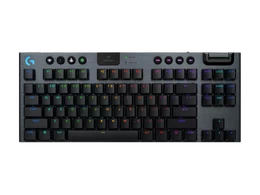 Teclado Gaming Logitech G915 X Lightspeed TKL BLACK, Inalámbrico, LIGHTSYNC RGB, Negro