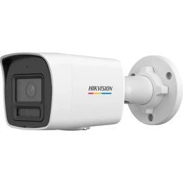 Cámara de red tipo bala fija Hikvision ColorVu DS-2CD1027G2H-LIU 2.8mm, 2 MP, Smart Hybrid Light