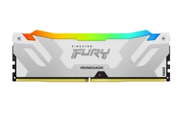 Memoria RAM Kingston FURY Renegade 16GB, 6400MT/s, CL32, RGB, Blanco, XMP