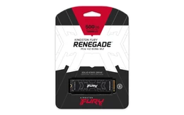 SSD Kingston FURY Renegade 500 GB M.2 NVMe 4 7300/3900MB/S, con difusor térmico