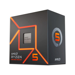 Procesador AMD Ryzen 5-7600, 6 Core, 12 Hilos, Socket AM5, Hasta 5.1GHz, con Radeon Graphics
