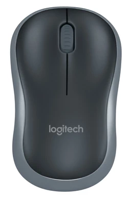 Mouse inalámbrico Logitech M185, Ambidextro, USB, Óptico, 1000 DPI, Gris vencejo
