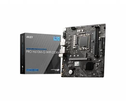 Placa madre MSI PRO H610M-G DDR5, Intel LGA 1700, M.2 NVme, micro ATX