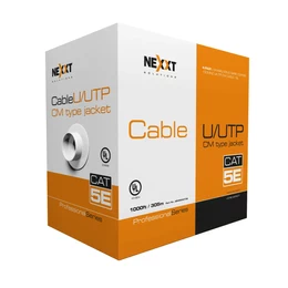 Bobina Cable de Red UTP Cat5e Nexxt AB355NXT32, 4P, 305m, 25AWG, Azul