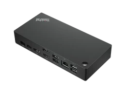 Docking Station Lenovo 40AY0090IT, USB-C, Ethernet Gigabit, 4K Ultra HD, Negro