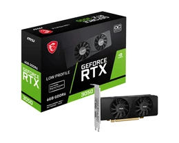 Tarjeta de video MSI GeForce RTX 3050 LP 6G OC, Low Profile, HDMI, DP, GDDR6