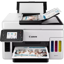 Impresora multifuncional Canon MAXIFY GX6050 MegaTank, Inyección de tinta a color, Wifi, USB, Ethernet