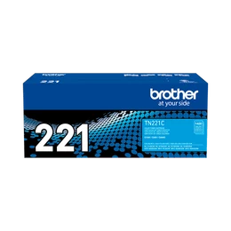 Tóner original Brother TN221C, hasta 1.400 páginas, Cián 