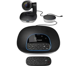 Sistema de video conferencia Logitech GROUP HD, 20 personas, 1080p, Negro