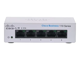 Switch Cisco CBS110 no administrable, 5 puertos Gigabit Ethernet