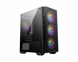 Gabinete Gamer MSI MAG FORGE M100A, Mid Tower, RGB, Acrílico + Fuente 600w 80Plus White