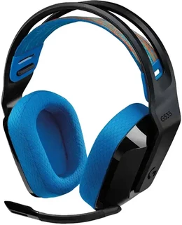 Audífonos Gaming Logitech G G335 LIGHTSPEED, inalámbrico, Negro/Azul