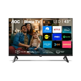 Smart TV AOC Roku 43” LED Full HD, Roku TV