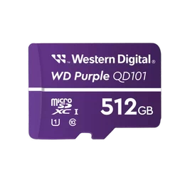 Tarjeta de memoria flash WD Purple SC QD101, 512GB, MicroSDXC Clase 10
