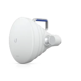 Antena de Bocina Ubiquiti UISP Horn, 5.15-6.875 GHz, 19.5 dBi, Doble Polarización, IPX6, Blanco