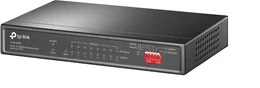 Switch  TP-Link TL-SF1009P, 10/100 Mbps,  PoE+, 8 puertos