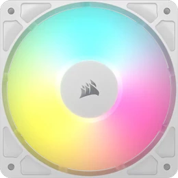 Ventilador Corsair RS120 ARGB, 120mm, PWM, 2100 RPM, 72.8 CFM, Blanco