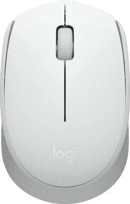 Mouse inalámbrico Logitech M170, Ambidextro, USB, Óptico, 1000 DPI, Blanco hueso