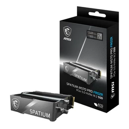 SSD MSI SPATIUM M570 PRO PCIe 5.0 NVMe M.2 2TB FROZR, 12400 MB/s Lectura, 11800 MB/s Escritura, 3D NAND, NVMe 2.0