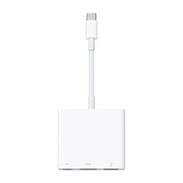 Hub Apple MW5M3AM/A USB Tipo C, HDMI, USB 3.2 Gen 1, Blanco