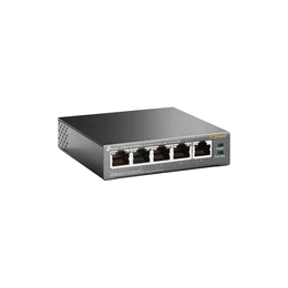 Switch  TP-Link TL-SF1005P,  5 puertos a 10/100 Mbps, PoE 58 W