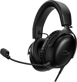 Auriculares Gaming HyperX Cloud III, Alámbrico, 3,5 mm, USB-C, Negros